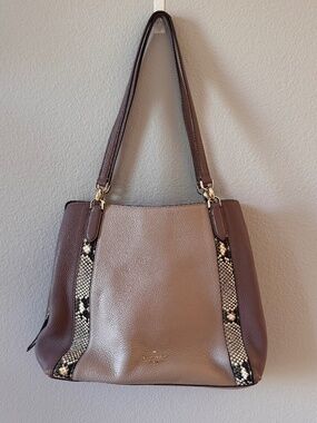 Kate Spade Jackson‎ Mixed Material Leather Tote Bag